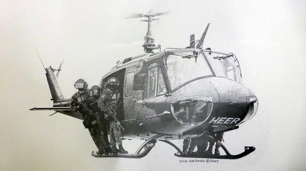 Dick Kramer - Lithografie "German Halo"