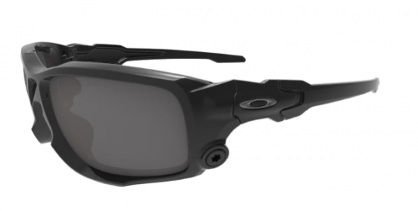 Oakley SI BALLISTIC SHOCKTUBE MATTE BLACK / GREY POLARIZED Schutz- & Schießbrille