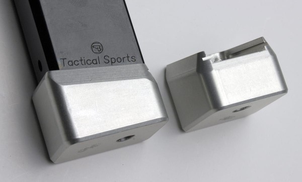 CZC Base Pad Czech Mate or Tactical Sports Extended SILVER 140mm