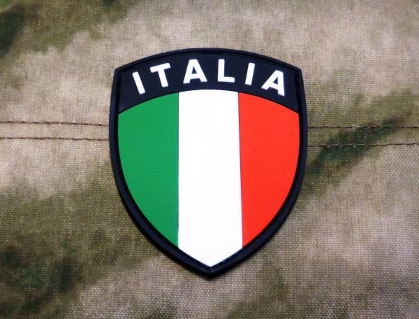 Italien Flagge Krone Patch